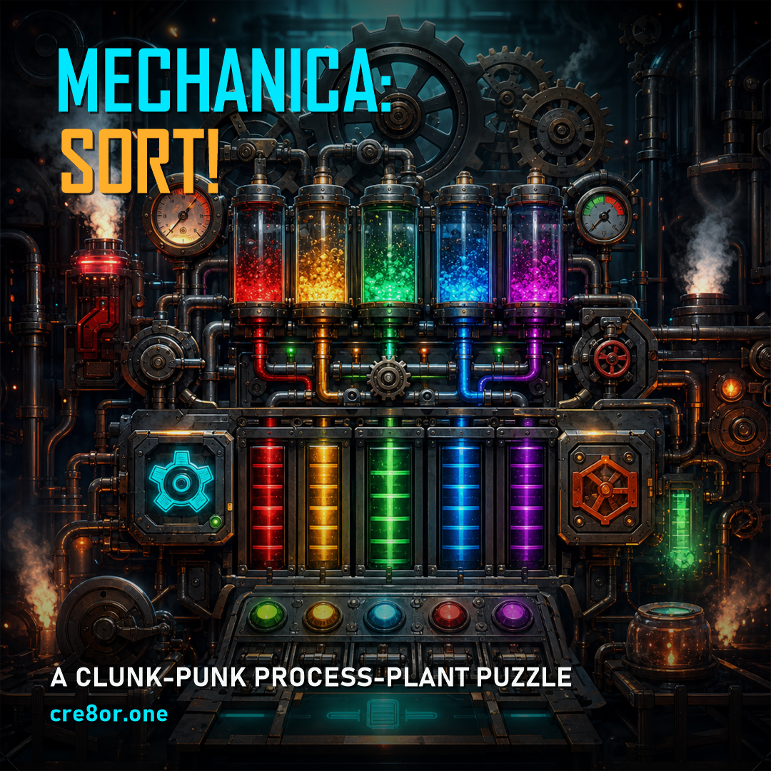 MECHANICA: SORT launch art