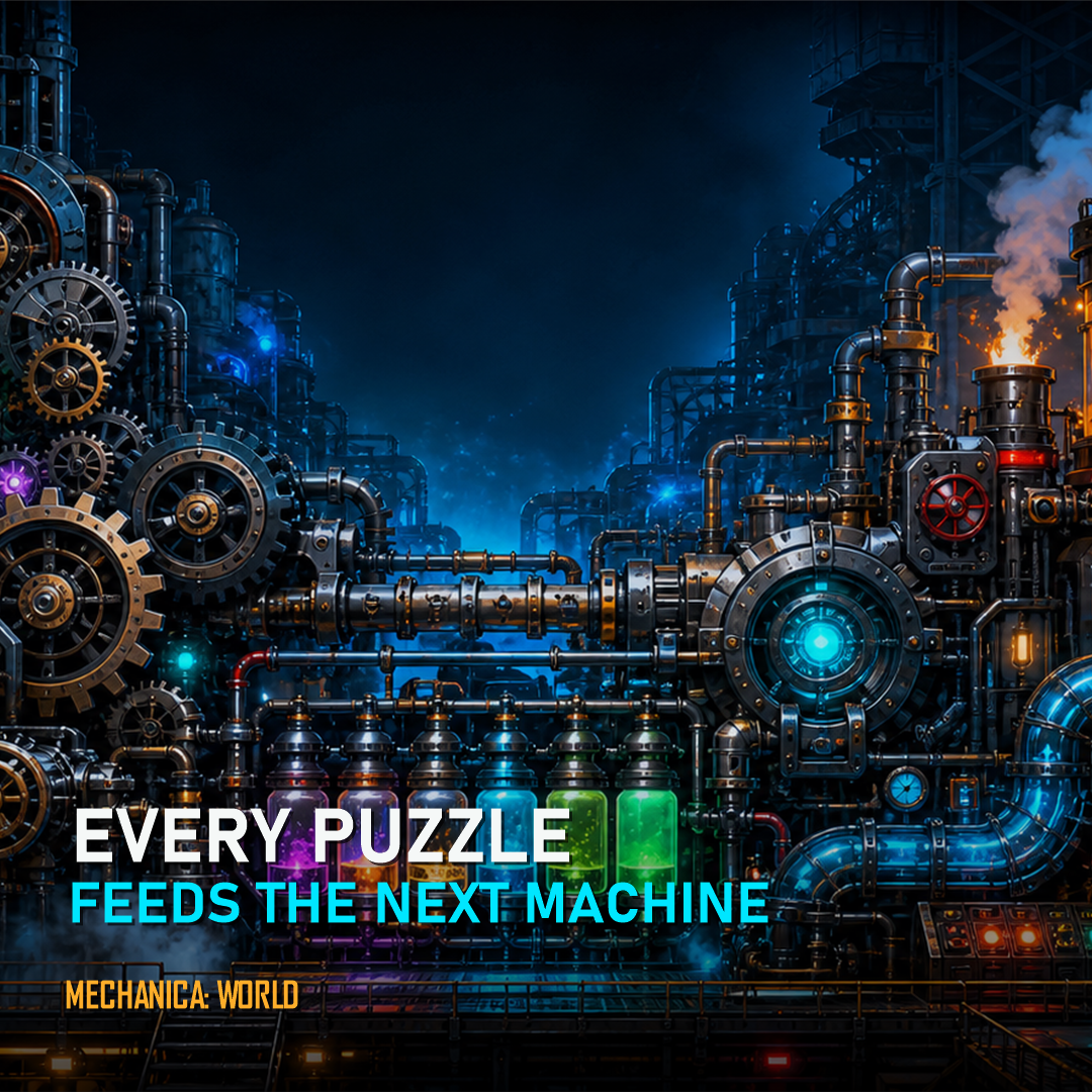 MECHANICA: PRESS machine-world concept art